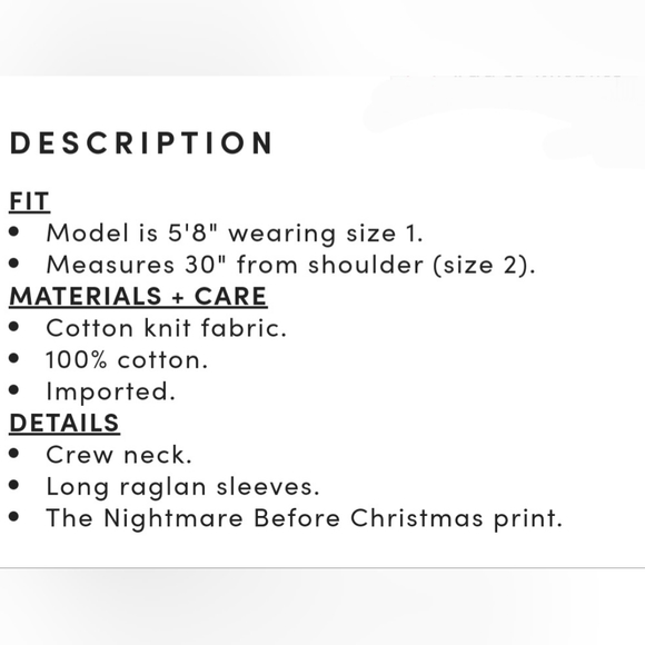 TORRID The Nightmare Before Christmas Pullover Sweater! NWT! - Picture 6 of 9